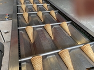 कुशल आइसक्रीम कोन बेकिंग मशीन स्टेनलेस स्टील सामग्री टिकाऊ