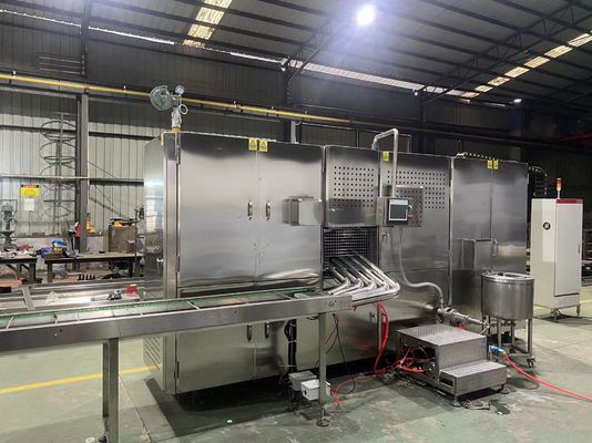अच्छी कीमत 5000pcs/H कुरकुरा वेफर शंकु बनाने की मशीन मकई शंकु निर्माता अंतरिक्ष की बचत ऑनलाइन