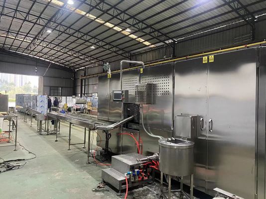 अच्छी कीमत 4.5kw 3800pcs/H वेफर कोन बनाने की मशीन स्थिर संचालन ऑनलाइन