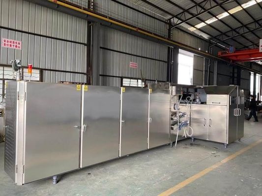 अच्छी कीमत स्टेनलेस स्टील 380V 8 किग्रा / एच आइसक्रीम कोन बेकिंग मशीन ऑनलाइन